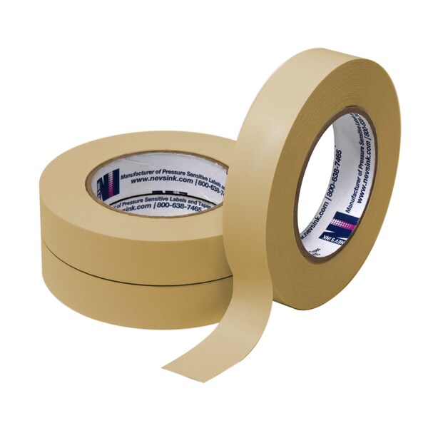 1" wide x 60yd Tan Labeling Tape